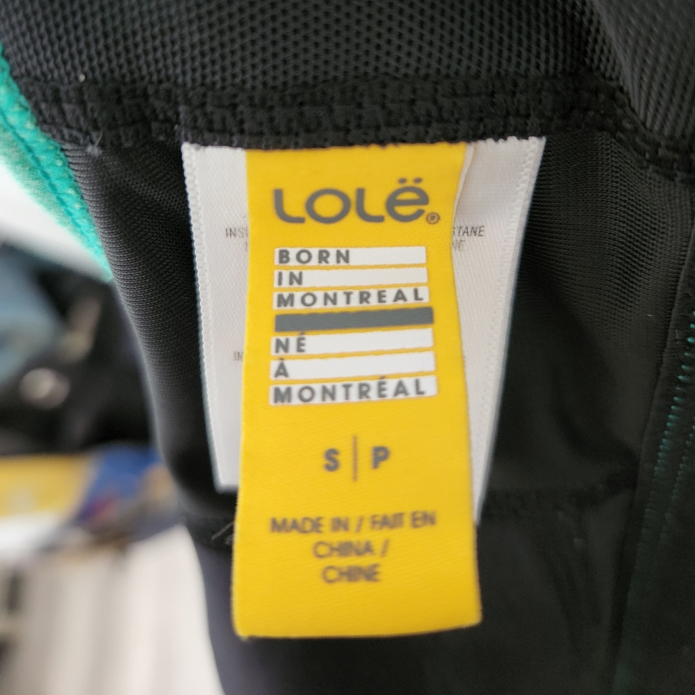 EUC Lole Luma Green Sports Bra Small Adjutable Crossover - Picture 6 of 7